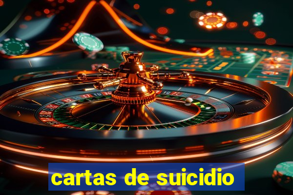 cartas de suicidio