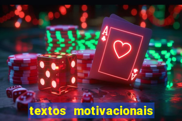 textos motivacionais para equipes