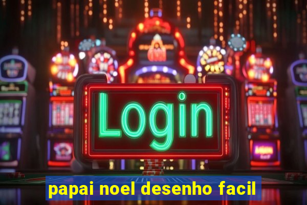 papai noel desenho facil