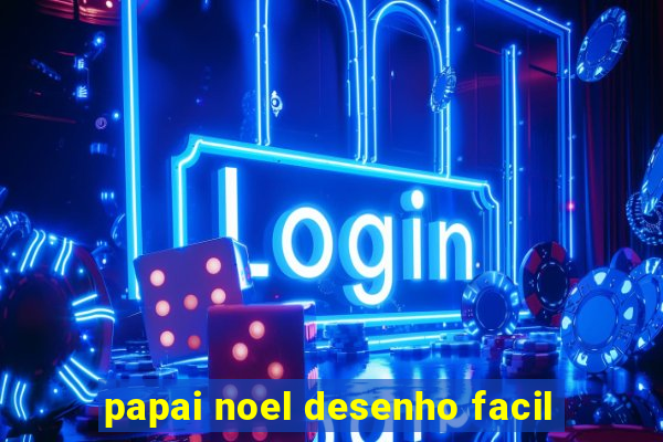 papai noel desenho facil