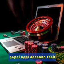 papai noel desenho facil