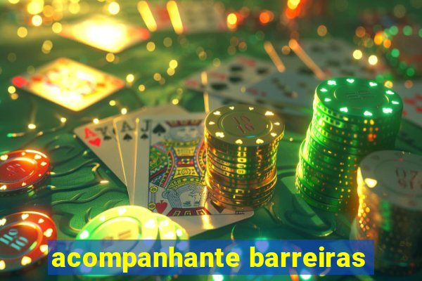 acompanhante barreiras
