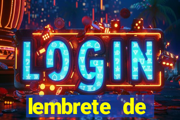 lembrete de vencimento para cliente