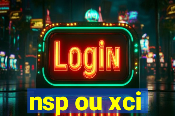 nsp ou xci