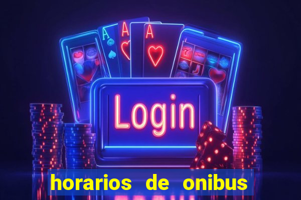 horarios de onibus cassino cidade nova