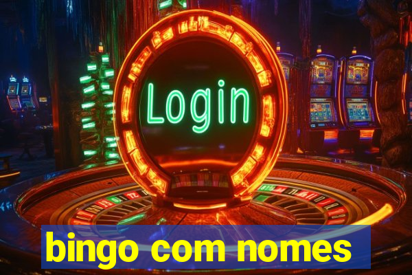 bingo com nomes