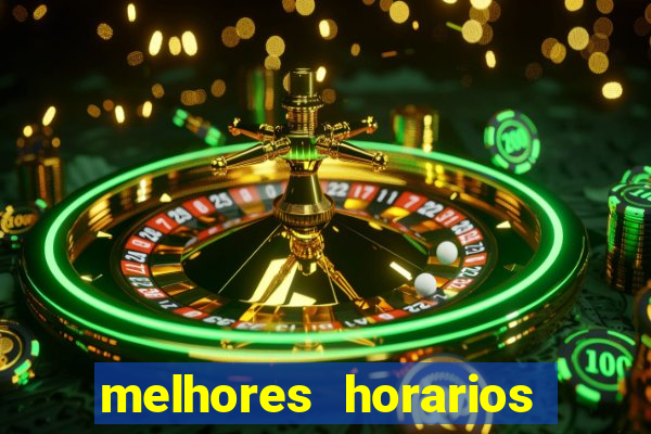 melhores horarios para jogar fortune ox