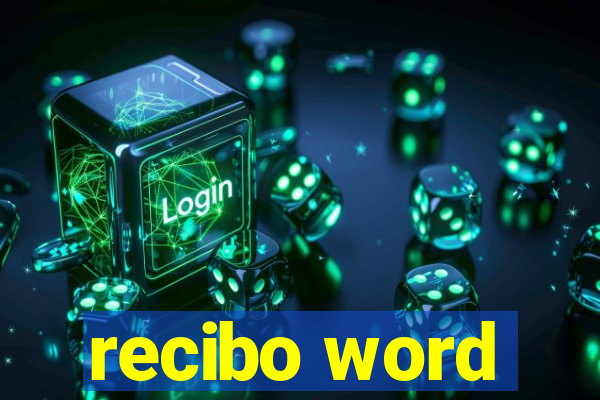 recibo word
