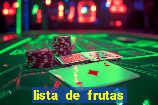 lista de frutas nativas do brasil