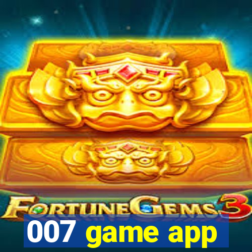 007 game app
