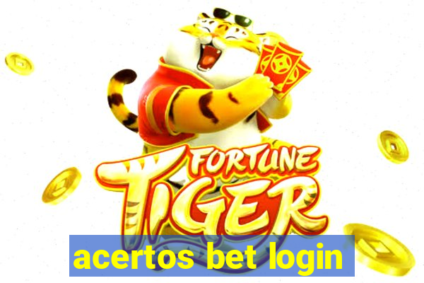 acertos bet login