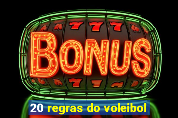 20 regras do voleibol