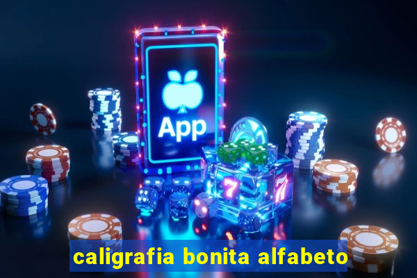 caligrafia bonita alfabeto
