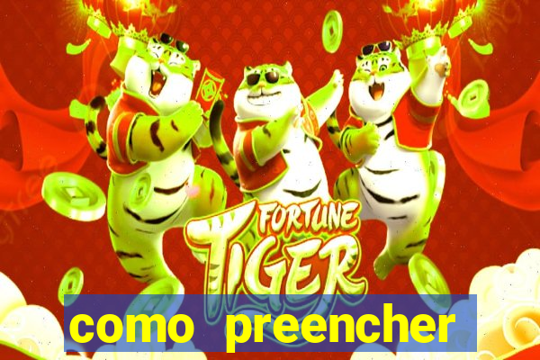 como preencher recibo de pagamento