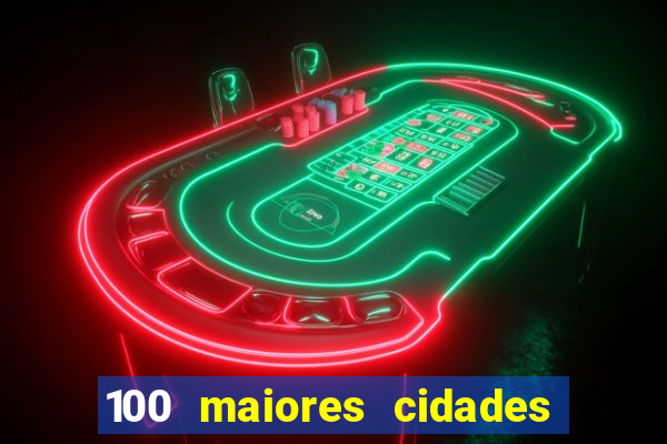 100 maiores cidades do brasil