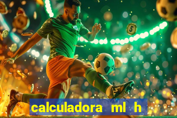 calculadora ml h para mcg kg min