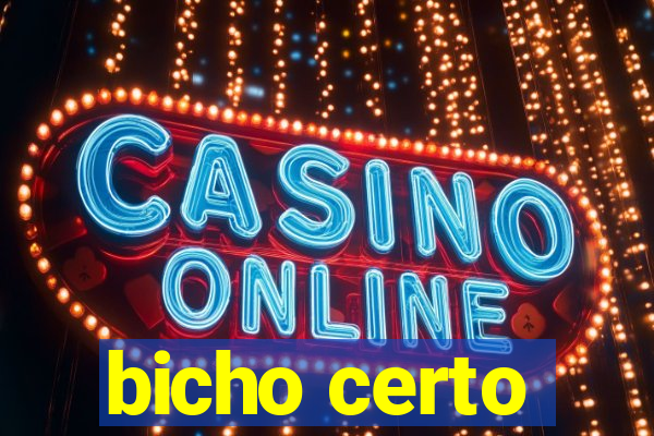 bicho certo