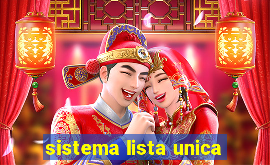 sistema lista unica