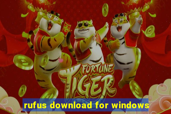 rufus download for windows