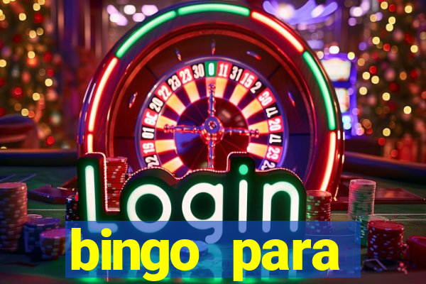 bingo para despedida de solteira para imprimir