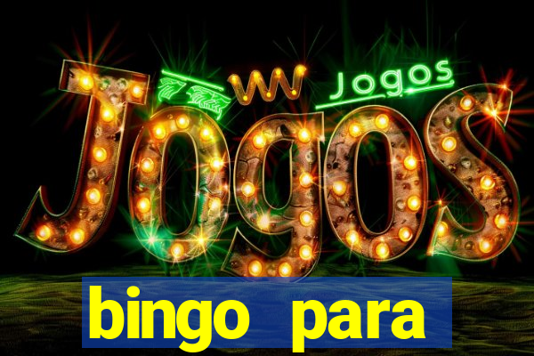 bingo para despedida de solteira para imprimir