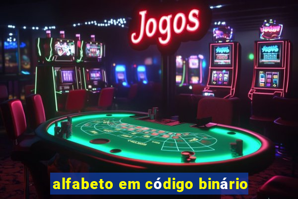 alfabeto em código binário