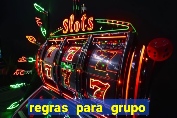 regras para grupo de futebol no whatsapp