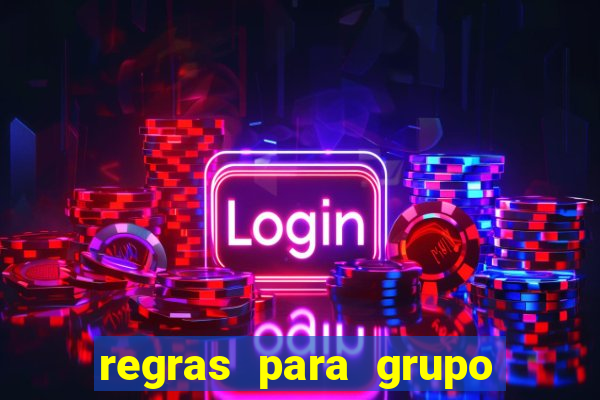 regras para grupo de futebol no whatsapp