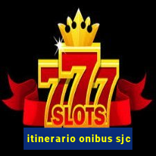 itinerario onibus sjc