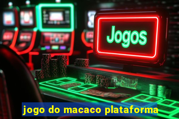 jogo do macaco plataforma