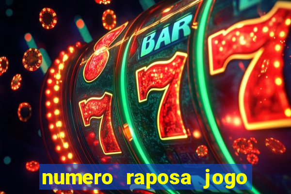 numero raposa jogo do bicho