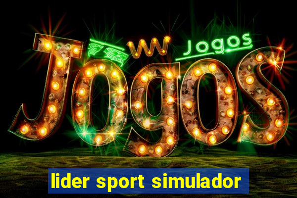 lider sport simulador