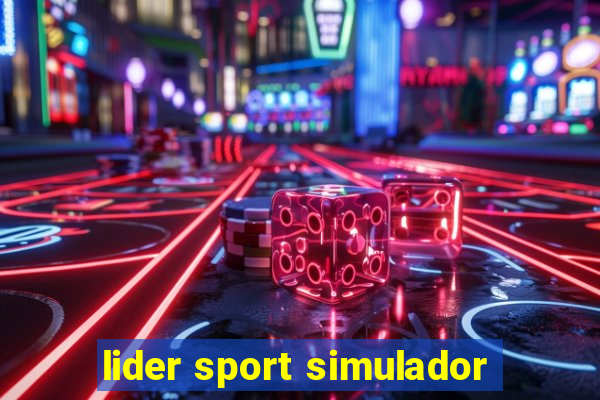 lider sport simulador