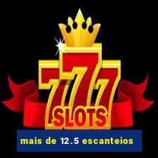 mais de 12.5 escanteios