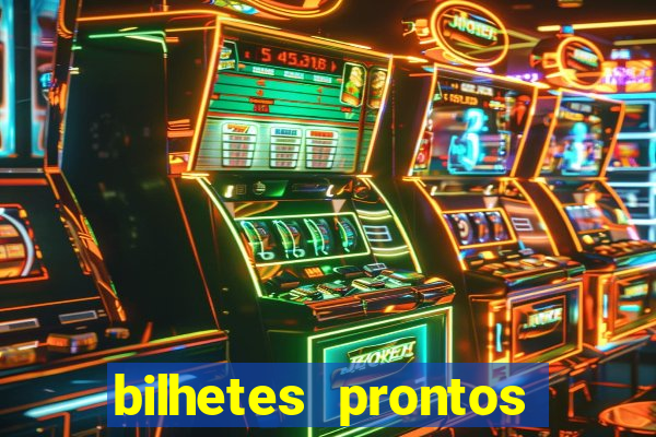 bilhetes prontos futebol hoje