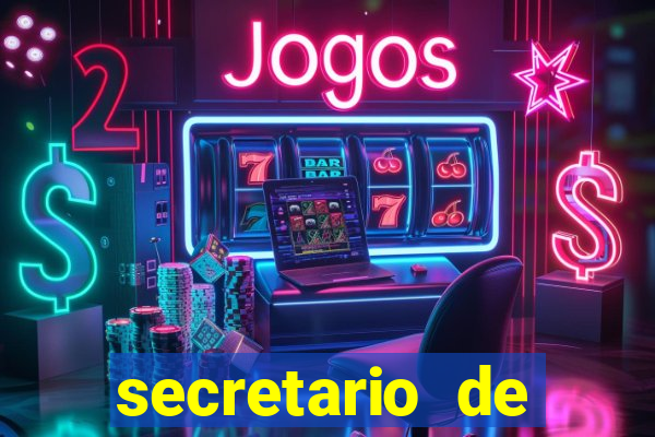 secretario de esporte salario