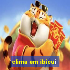 clima em ibicuí